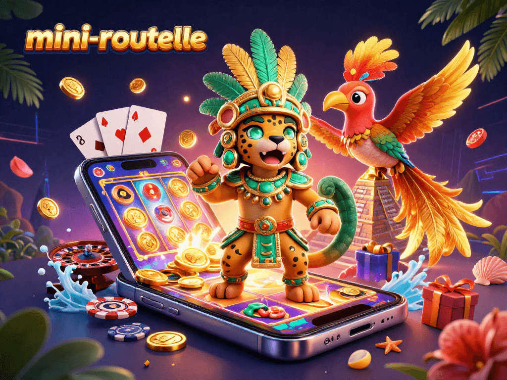 Experience thrilling mini-roulette gameplay with vibrant visuals and engaging elements.