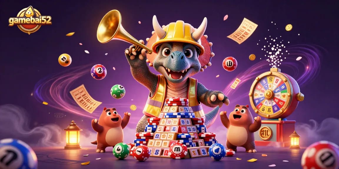 Experience thrilling gameplay at gamebai52 with interactive casino fun featuring vibrant lottery elements.
