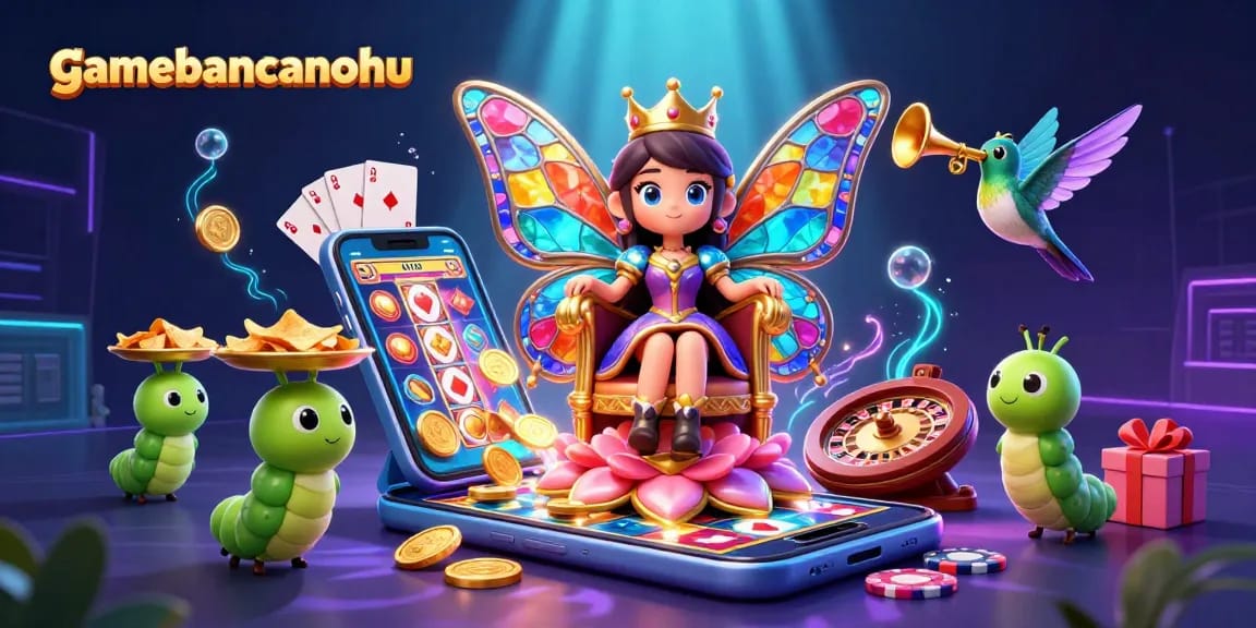 Play vibrant slots with gamebancanohu and experience the colorful casino adventure!