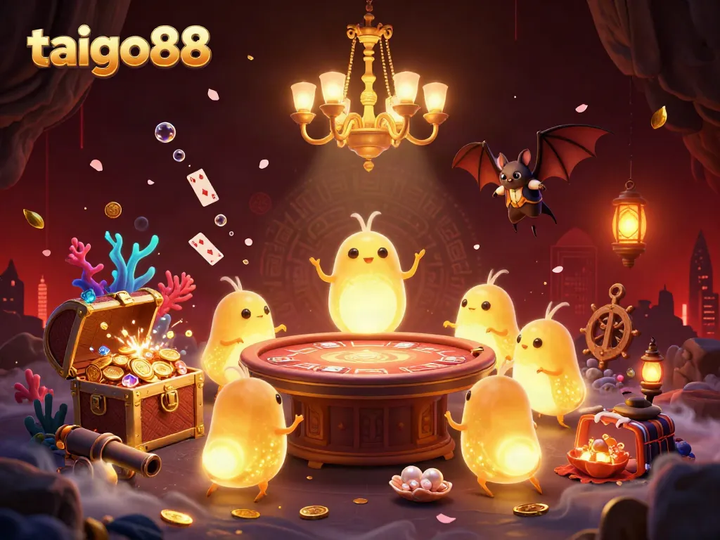 Experience the captivating taigo88 glowworm-themed casino adventure with rich visuals and exciting game elements.