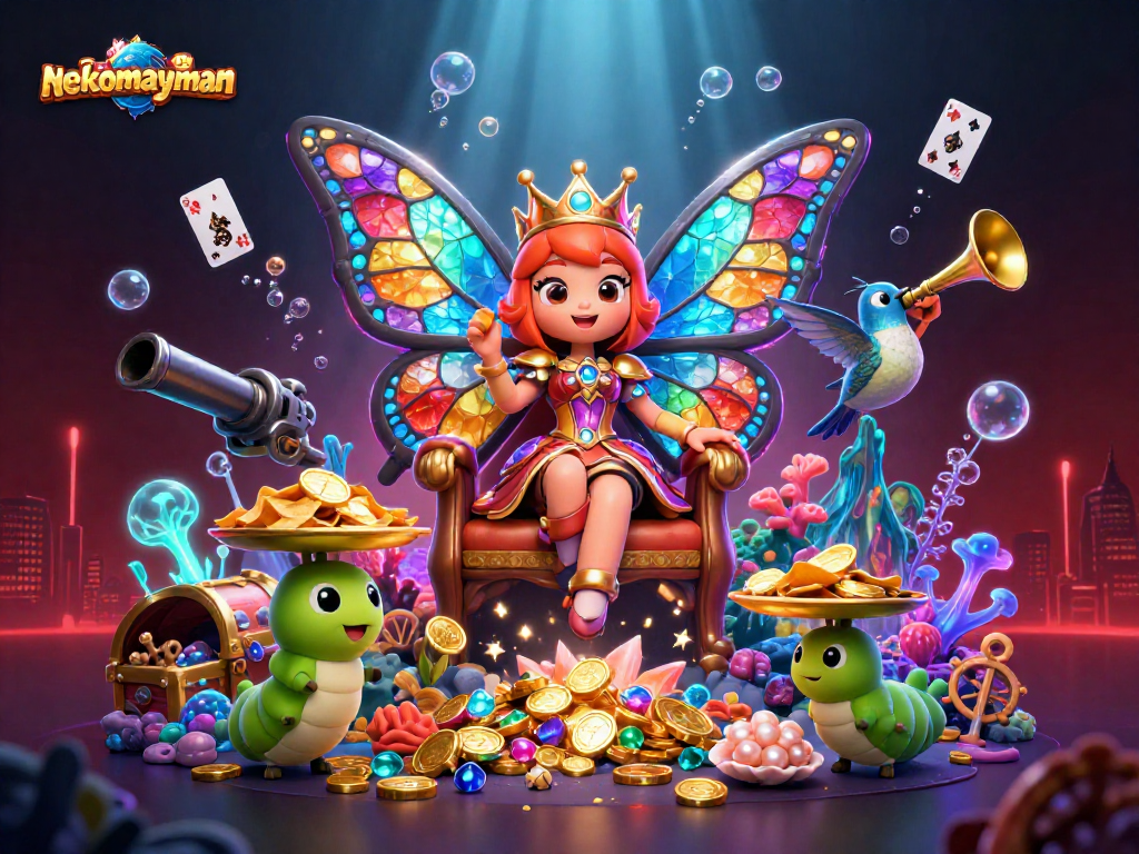 Experience winning gameplay with nekomayman as vibrant characters bring slots to life amidst treasure and excitement.