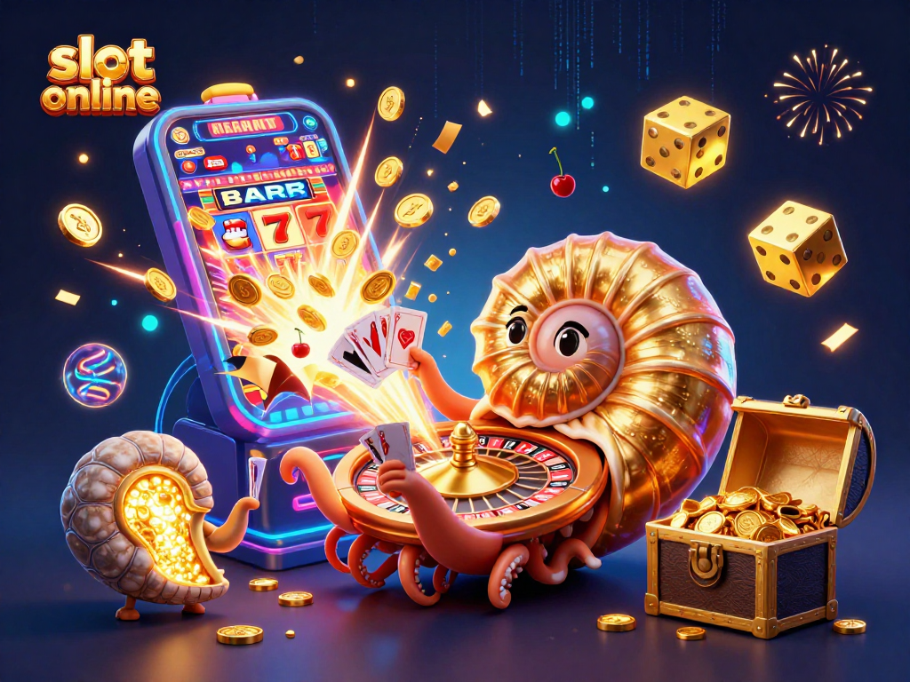 Menangkan jackpot slot online dengan nautilus raksasa dan mesin slot yang meledak koin