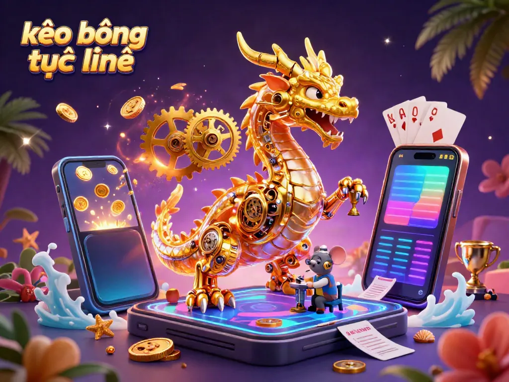 Place bets and track live sports with kèo bóng trực tuyến showcasing colorful betting games and dynamic visuals.