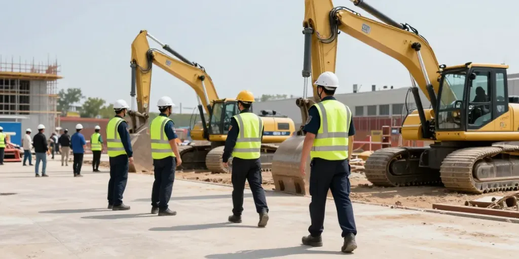 Construction Site Security team providing trusted protection on a busy site.