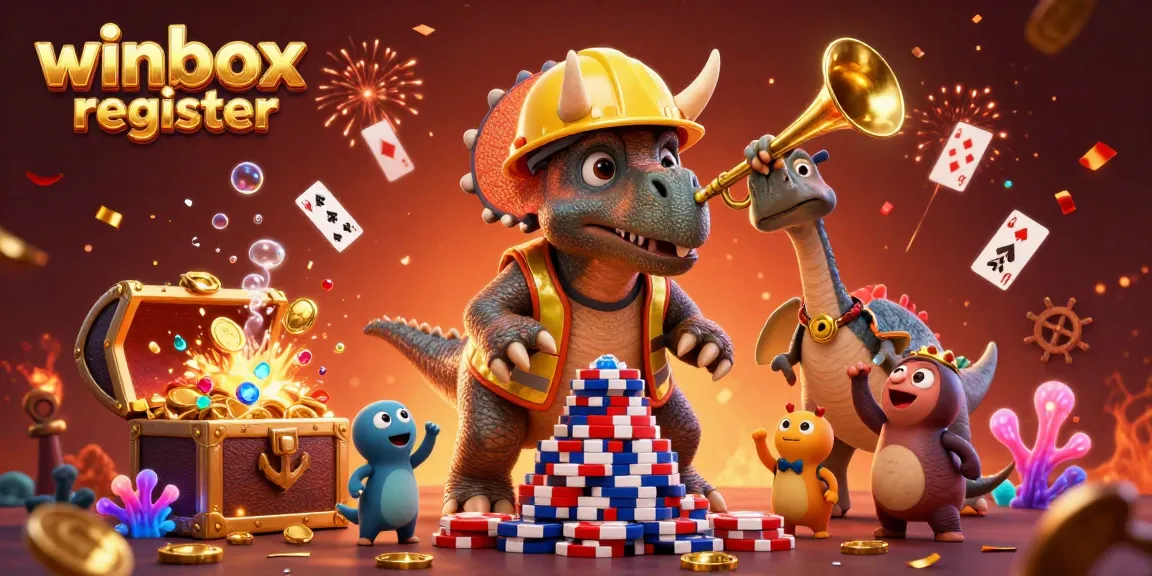Experience the thrill of winbox register with a dynamic scene celebrating gaming in vibrant detail.