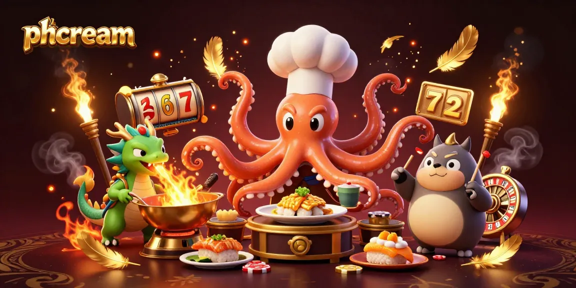 Engage in thrilling fun at phdream with colorful characters and lively casino elements.