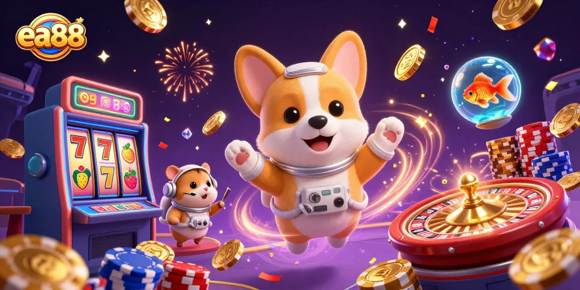 Engage with the dynamic universe of ea88, showcasing the excitement of a cosmic casino experience.