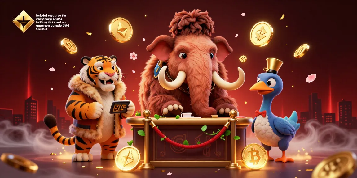 Experience top-notch gaming with this helpful resource for comparing crypto betting sites not on gamstop outside UKGC limits, featuring engaging characters and vibrant cryptocurrencies.