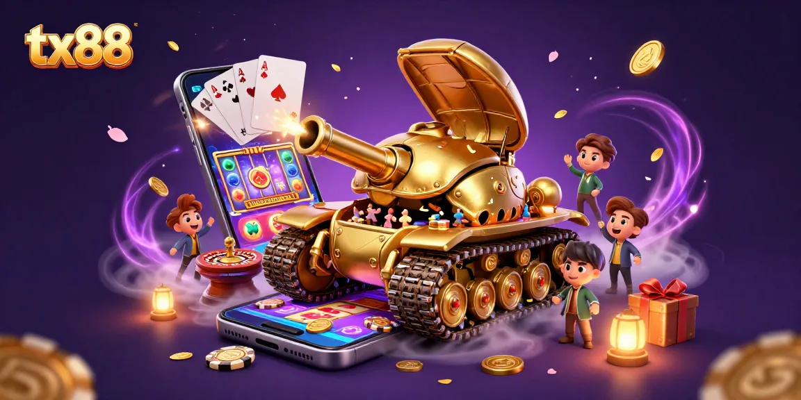 Engage with tx88 as golden beetle tank reveals bustling miniature casino full of excitement.