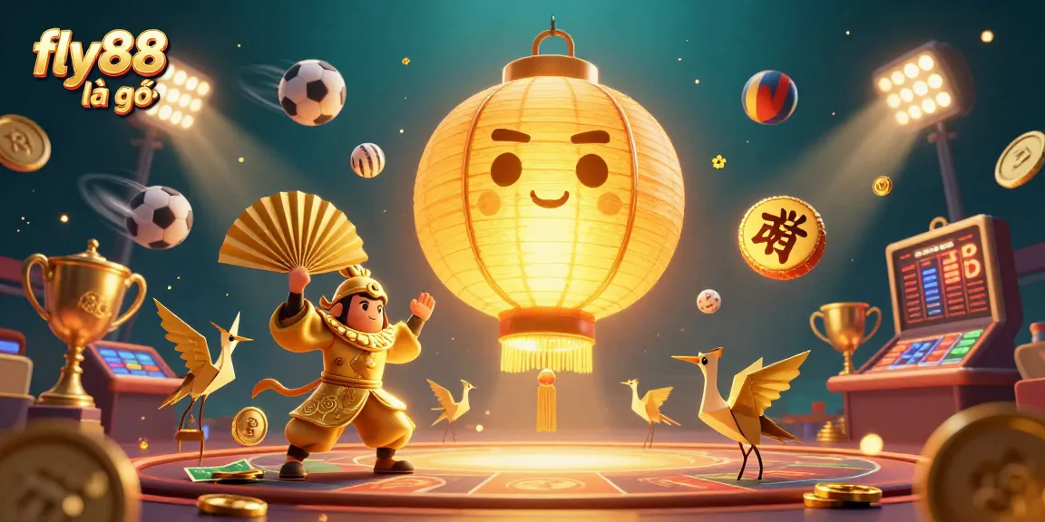 Experience fly88 là gì with an enchanting 3D casino scene showcasing high-energy gambling action and vibrant characters.