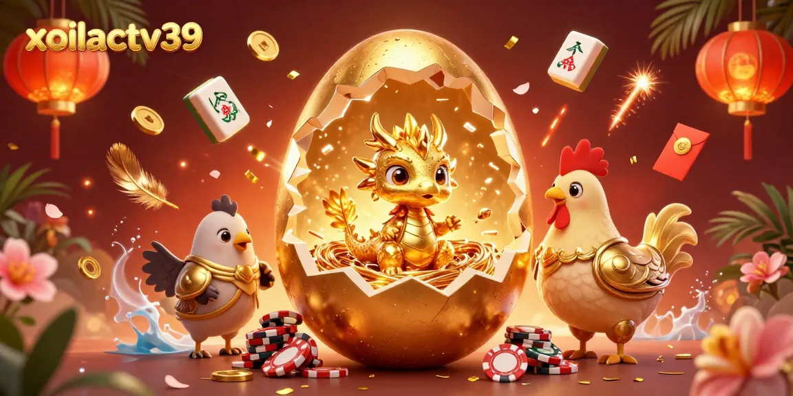 Experience top-tier gaming at xoilactv39 with golden dragon luck and vibrant casino elements.