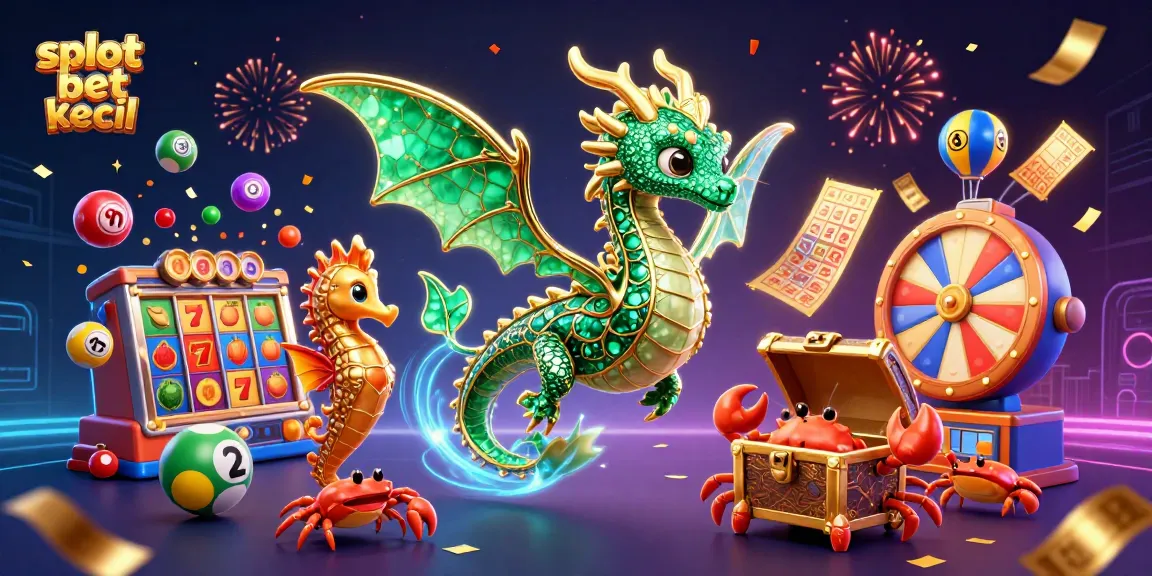 Slot bet kecil menampilkan naga laut 3D dan simbol slot yang berkilauan dalam permainan yang menyenangkan.