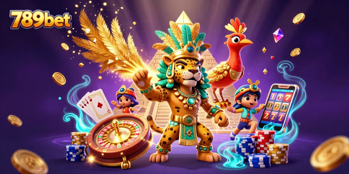 Bet on excitement with 789bet at vibrant online casino showcasing gold coins, jackpots, and immersive characters.