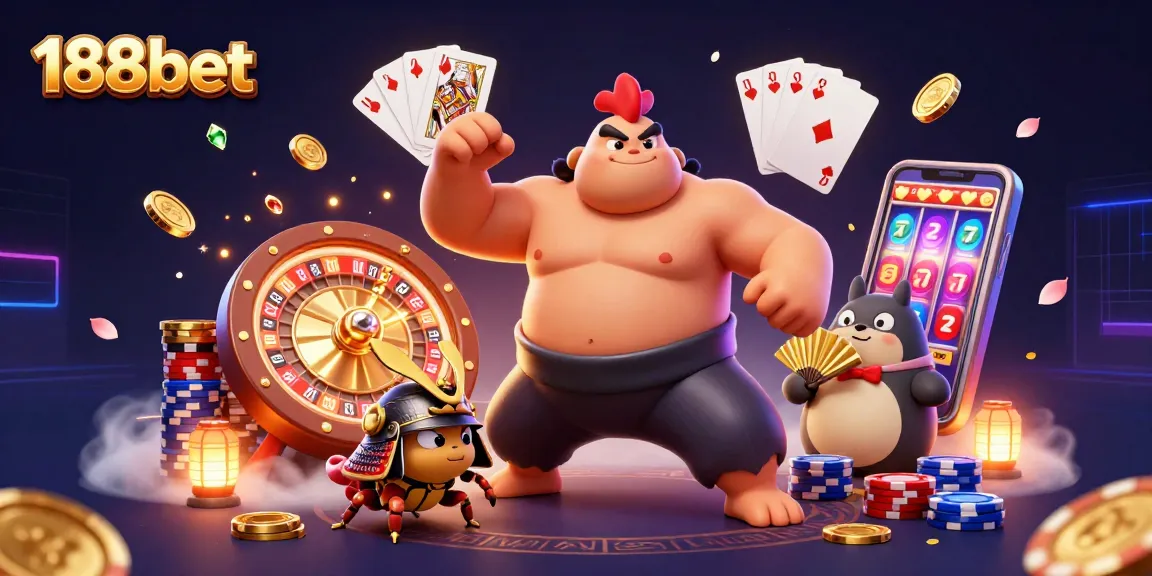 Engage with thrilling 188bet action featuring dynamic characters in a vibrant casino setting.