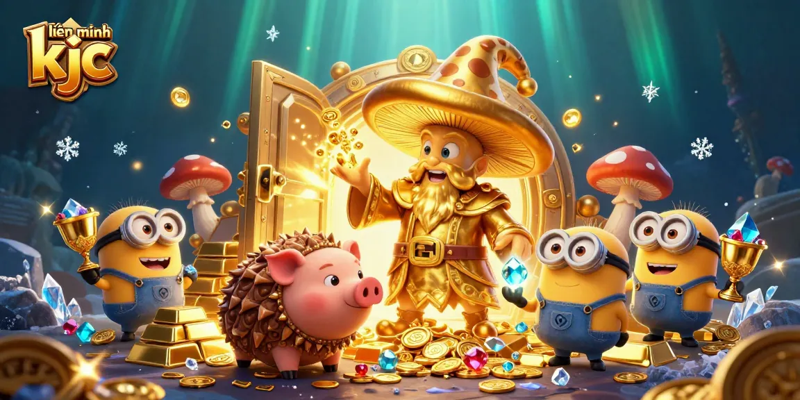 Join the magical adventure in liên minh kjc with enchanting characters and glittering treasures aplenty.