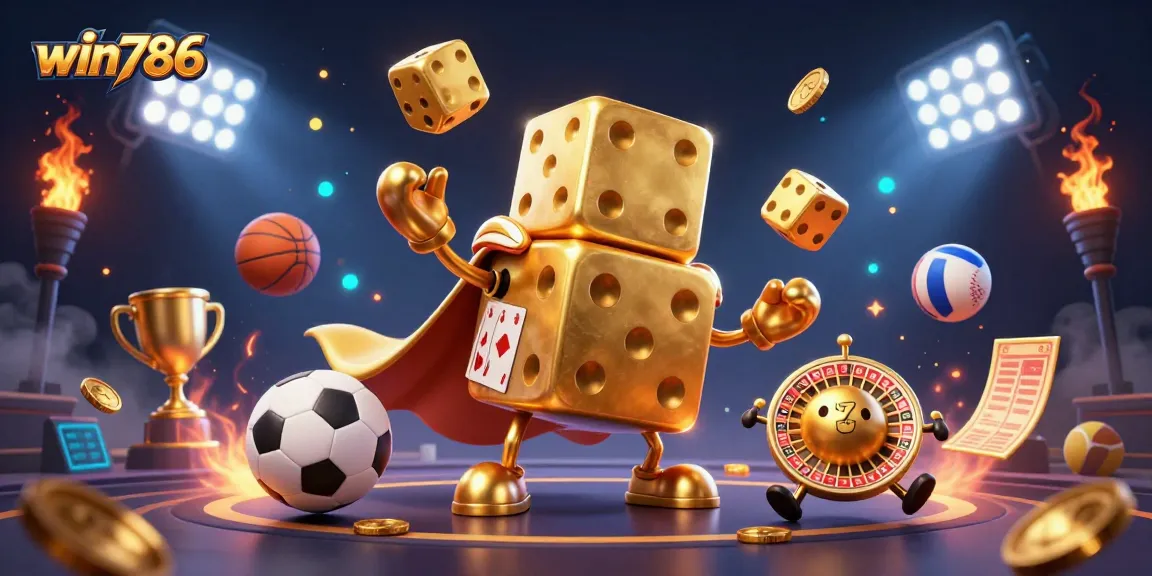 Win786 engagingly showcases online sports betting with vibrant casino elements and fast-paced action.