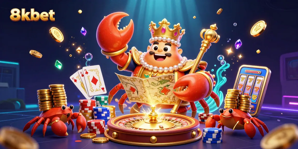 Experience the thrill of 8xbet's dynamic casino scene with golden treasures and vibrant gameplay elements.